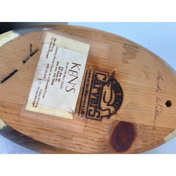 Big Sky Carvers Wooden Canadian Goose Hand-carved by Linda Williams/ 16” long‎ - Picture 8 of 11